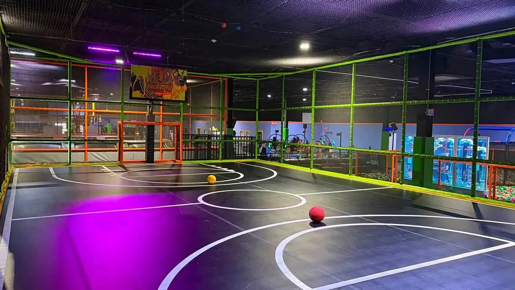Main Basketball Court at Nova Adventure Park Reading
