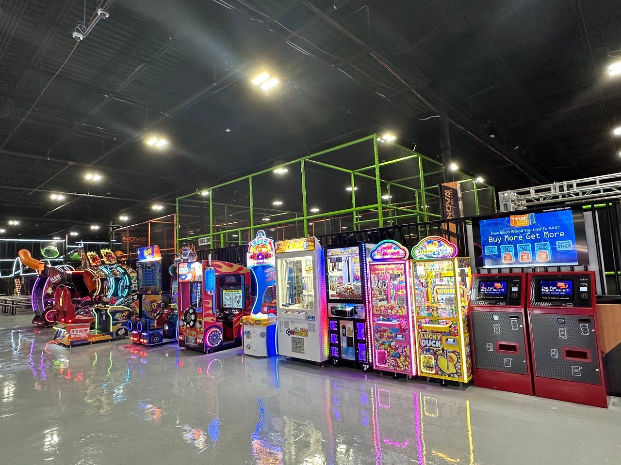 Arcade at Nova Adventure Park Reading